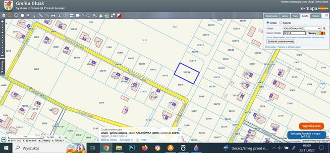 SPRZEDAM DZIAŁKI BUDOWLANE KALINÓWKA