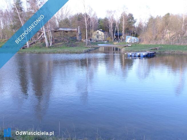 Posiadłość 4,6ha z zabudowaniami, stawem, blisko Warszawy