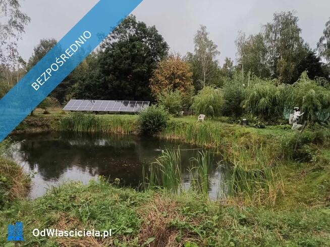 Posiadłość 4,6ha z zabudowaniami, stawem, blisko Warszawy