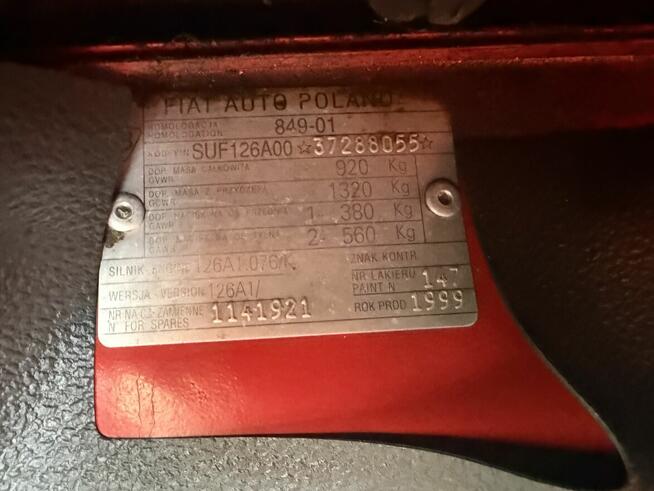 Fiat 126 650 ELX MALUCH TOWN SX ELEGANT ZAKONSERWOWANY OD 12