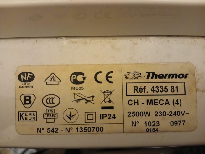 Grzejnik elektryczny 2500W Thermor