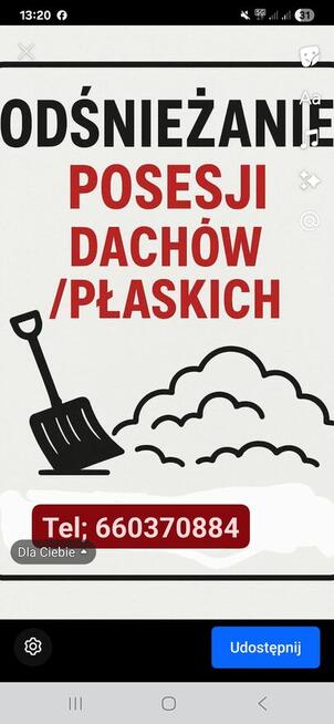 Odśnieżanie posesji