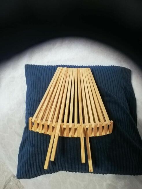 Gazetnik składany drewniany