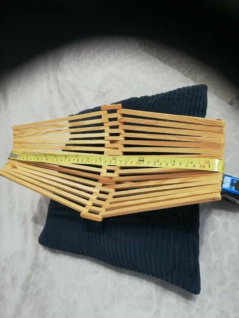 Gazetnik składany drewniany