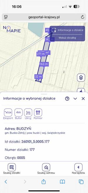 Duża działka rolna z dojazdem drogą asfaltową