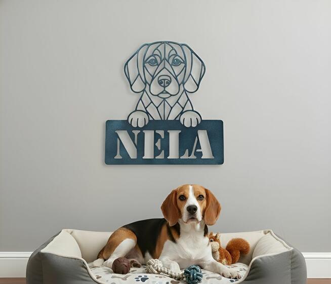 Dekoracja Ścienna Ażurowy Pies