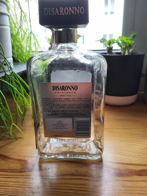 Disaronno 0,7l -PUSTA-kolekcjonerska - real foto