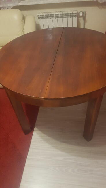 1+1 Stara szafa 3-drzwiowa z szufladami +stół okrągły