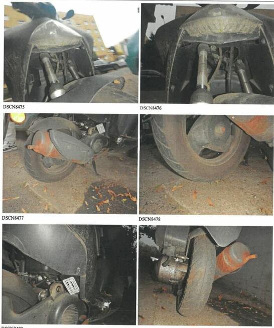 Syndyk masy upadłości posiada na sprzedaż skuter niesprawny