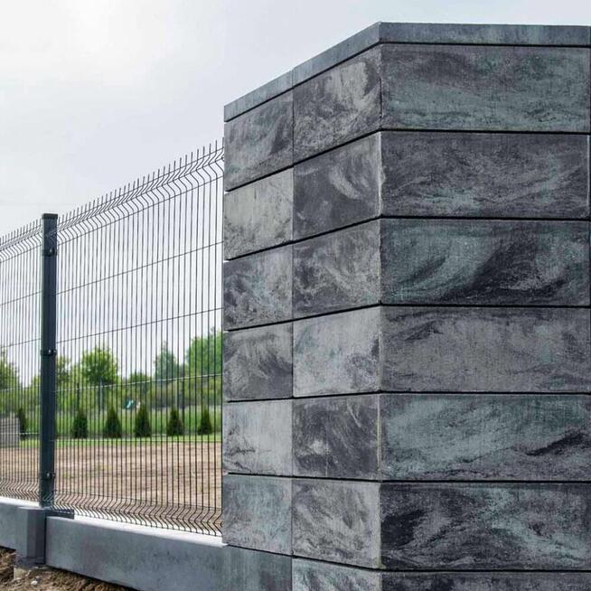 Styrobud Fini Ogrodzenie Frontowe Gładkie Bloczki Betonowe