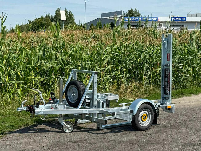 Przyczepa paletowa do przewozu palet palety euro hamulec