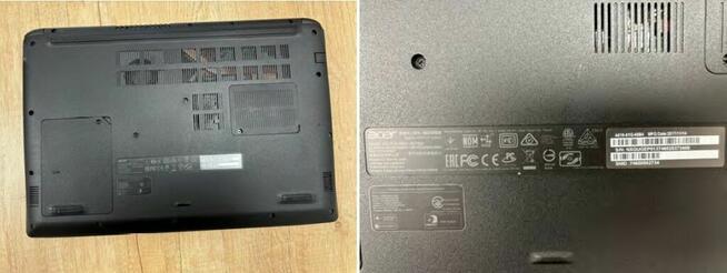 Syndyk sprzeda laptopa Acer Aspire A515-51G