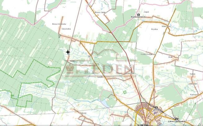 Działka leśna Klimki gm. Łuków