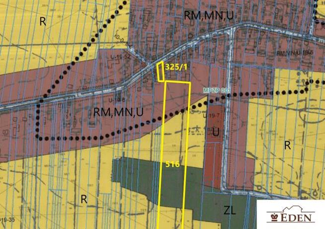 Działka rolno-budowlana Role gm. Łuków