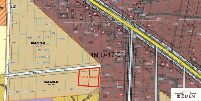 Działka budowlana Łazy gm. Łuków