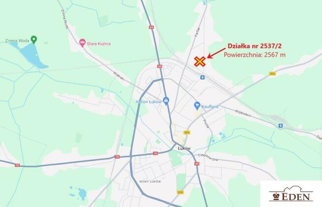 Działka budowlana Łuków