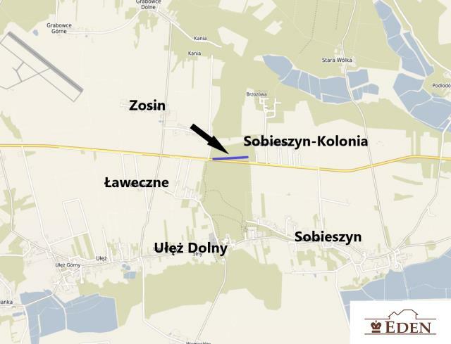 Działka leśna Ułęż