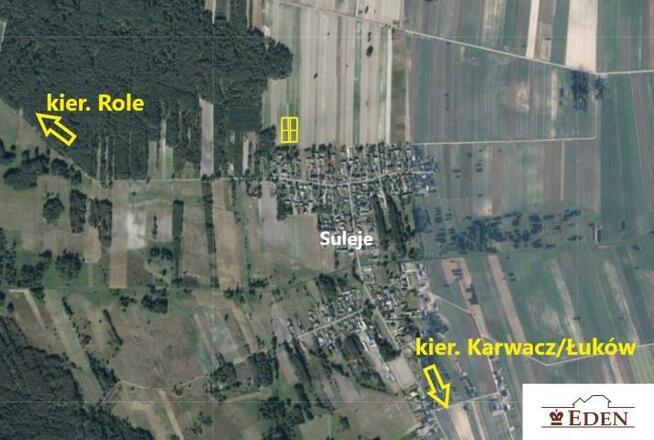 Działka budowlana Suleje gm. Łuków