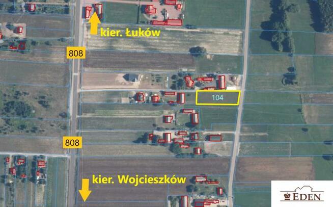 Działka budowlana Helenów gm. Wojcieszków