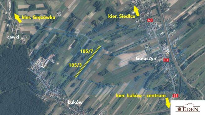 Działka rolna Gołaszyn gm. Łuków