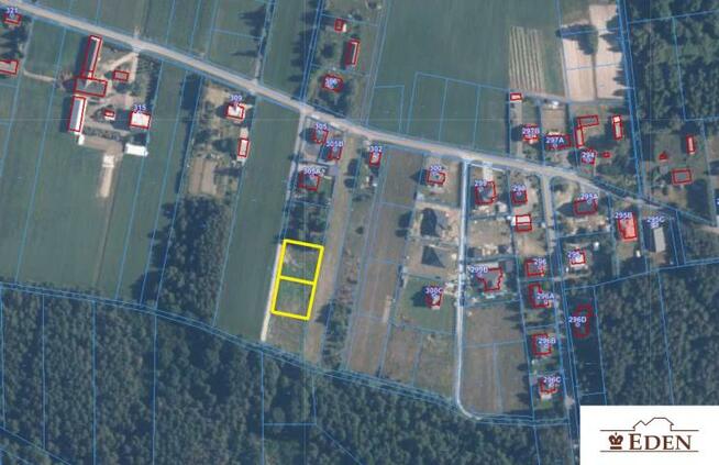 Działka budowlana Łazy gm. Łuków