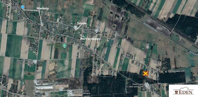 Działka budowlana Łazy gm. Łuków