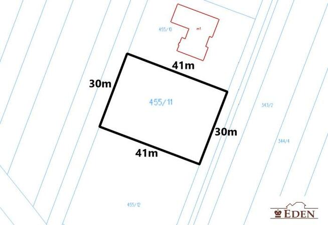 Działka budowlana Suchocin gm. Łuków