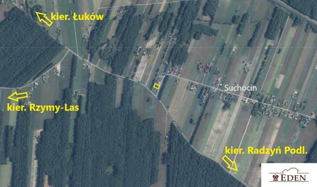 Działka budowlana Suchocin gm. Łuków