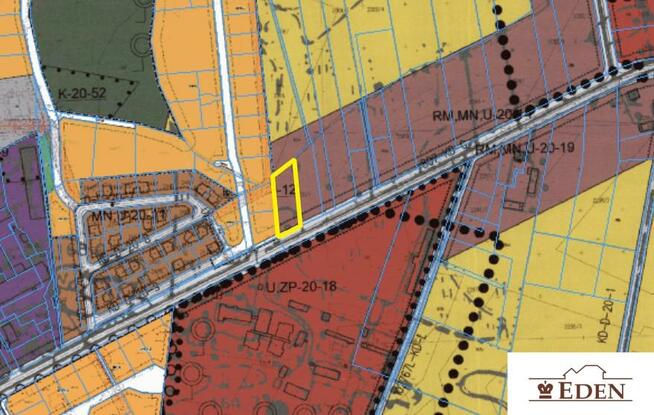 Działka budowlana Ryżki gm. Łuków