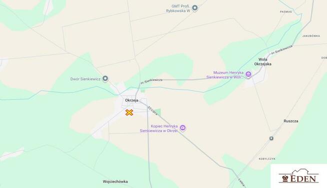 Działka budowlana Okrzeja gm. Krzywda