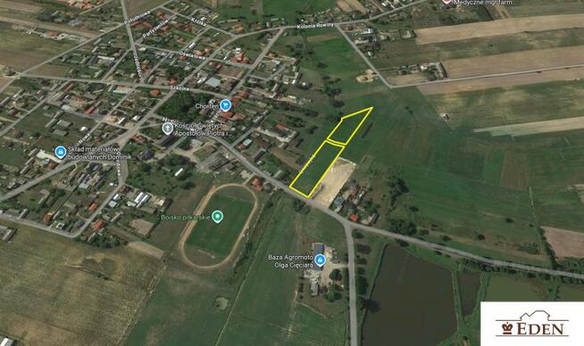 Działka budowlana Okrzeja gm. Krzywda