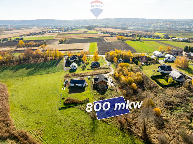 Budowlana działka w Siedlcu | Krzezowice - 800mkw