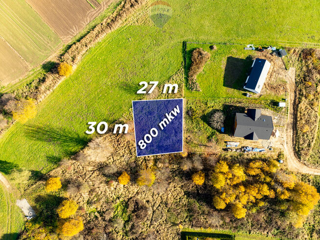 Budowlana działka w Siedlcu | Krzezowice - 800mkw