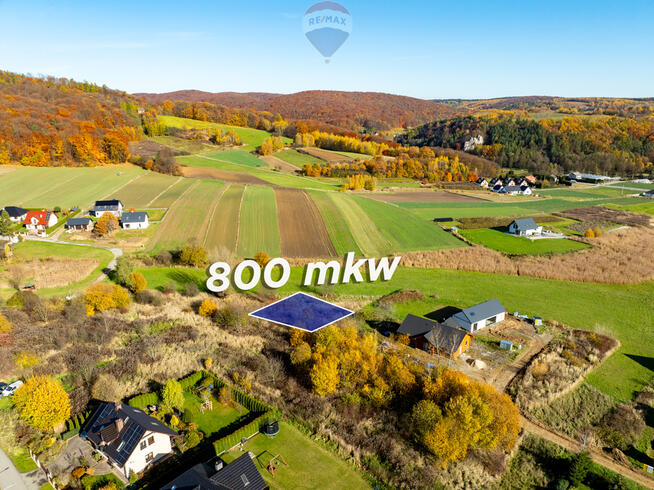 Budowlana działka w Siedlcu | Krzezowice - 800mkw