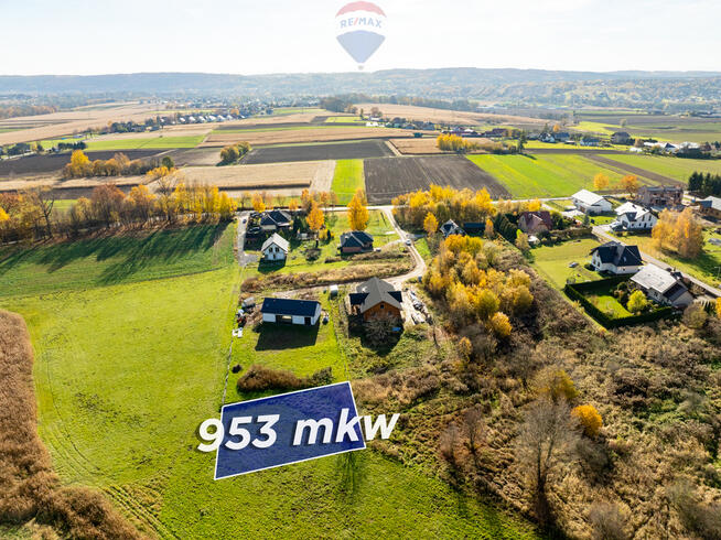 Budowlana działka w Siedlcu | Krzeszowice - 953mkw