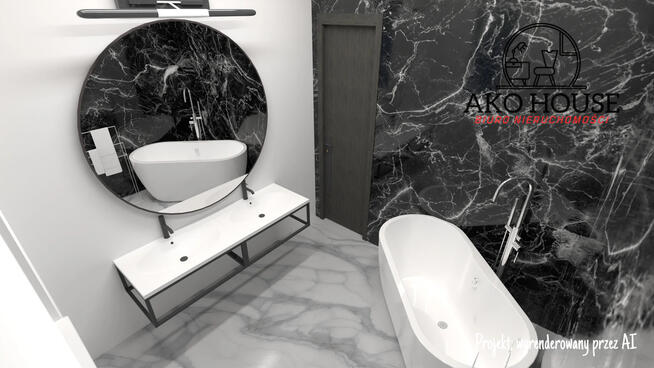 Nowoczesny bliźniak z ogródkiem z widokiem na las!