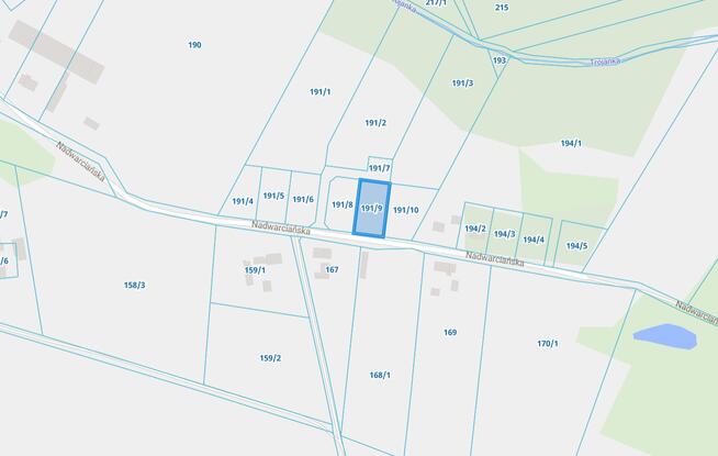 Działka budowlana Mściszewo gm. Murowana Goślina, pow. 1128m2