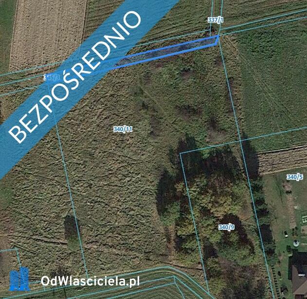 Działka budowlana w centrum Dominikowic (woj.małopolskie)