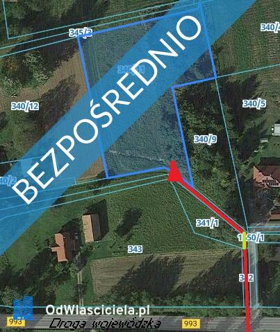 Działka budowlana w centrum Dominikowic (woj.małopolskie)