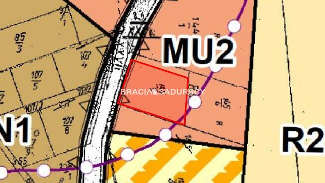 Działka budowlana Maciejowice gm. Kocmyrzów-Luborzyca