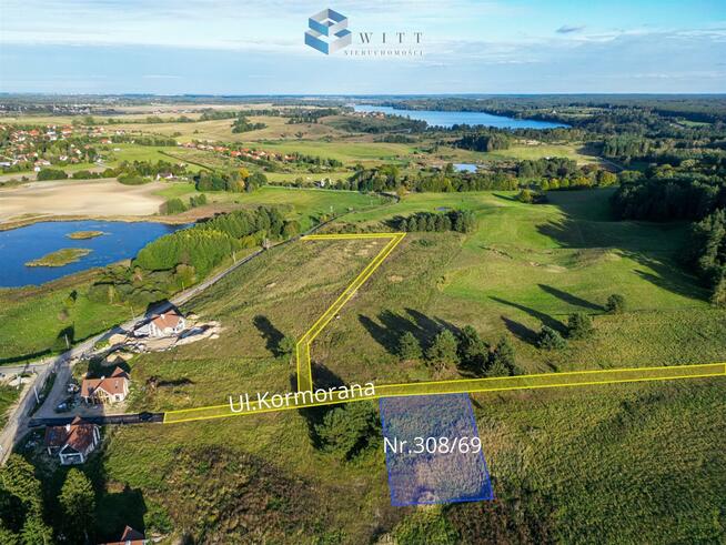 Działka budowlana Unieszewo gm. Gietrzwałd, Kormorana