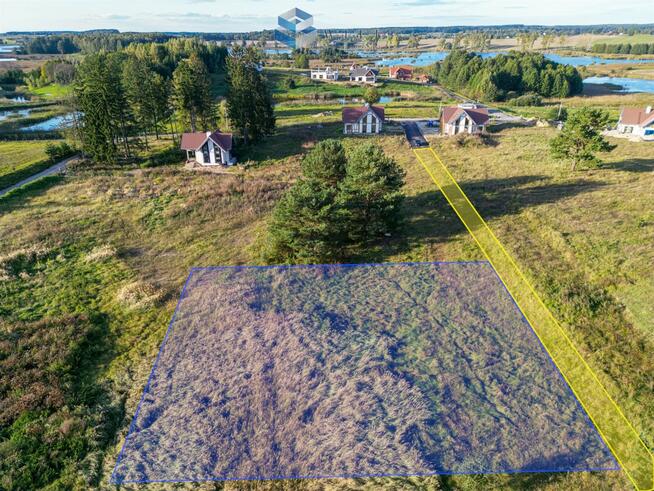 Działka budowlana Unieszewo gm. Gietrzwałd, Kormorana