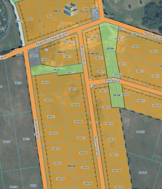 Działka budowlana Unieszewo gm. Gietrzwałd, Kormorana