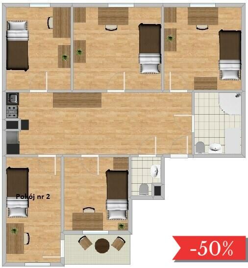 Pokój z Interntem, Orlińskiego 8, PROMOCJA!