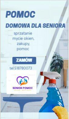 Pomoc seniorowi- sprzątanie, zakupy, taxi, asysta