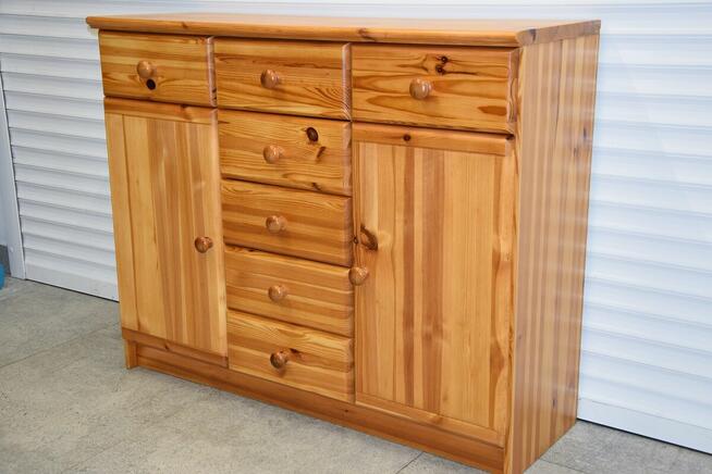 komoda z drewna sosnowego - jak nowa