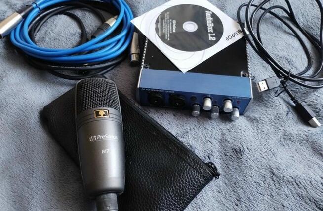 Presonus domowe studio nagrań na start mikrofon + interfejs