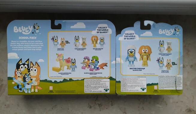 Figurki Bluey Blue Moose Toys TM Toys oryginalne położna