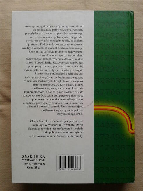 Metody badawcze w naukach społecznych - D. Nachmias