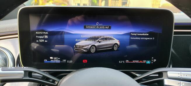 Mercedes EQS 450+/Pneumatyka/1Wł/PL/ASO/1rej:2022/Oś skrętna